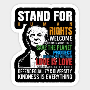 'Kindness Is Everything, Love Is Love ' Anti-Trump Gift Sticker